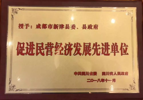 喜報 新津榮獲四川省促進民營經濟發展先進縣，澄海盛隆紙品等2家企業入選“雙百優”榜單